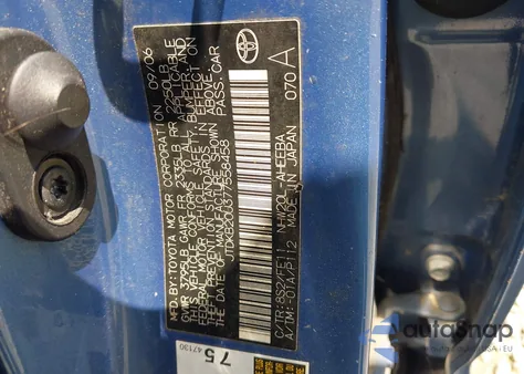 2007 Toyota Prius from USA, damaged, VIN JTDKB20U377558458